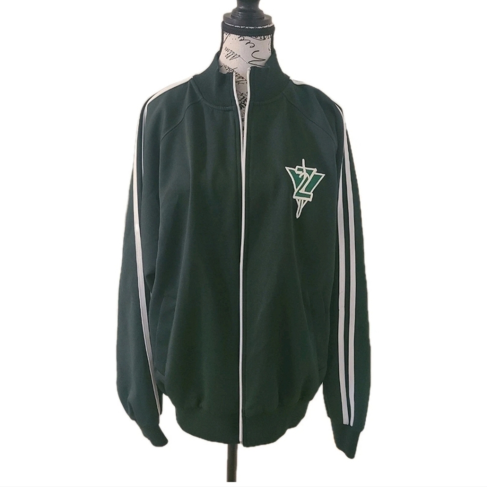 Legend Of Zelda Green Logo Bomber/Track Jacket Size L Unisex Nintendo 2003